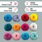 CRAFTISS 12x50g Acrylic Yarn Skeins - 1300 Yards of Soft Yarn for Crocheting and